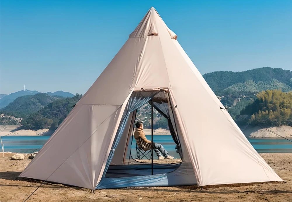 white teepee tent