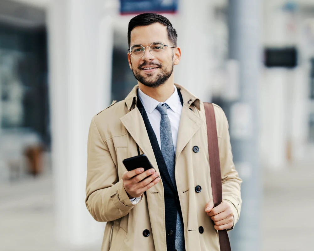 leather rolling carry on